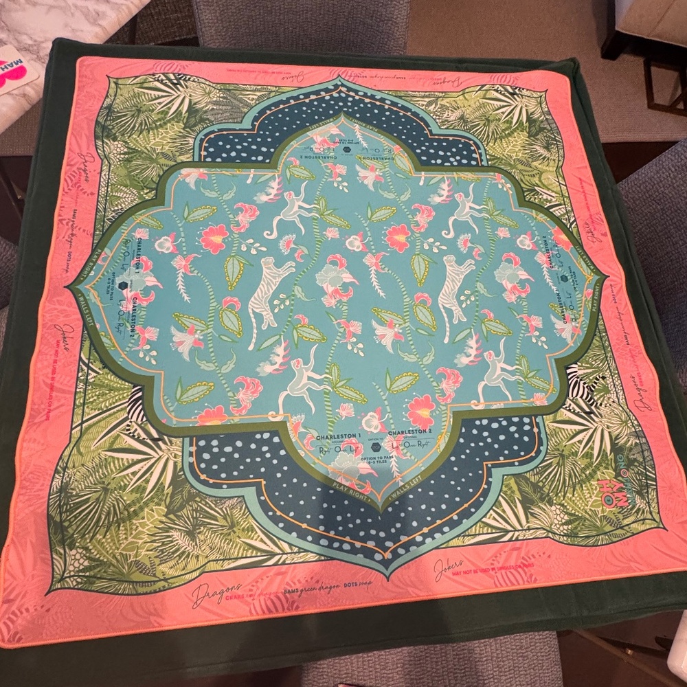 Oh My Mahjong Serengeti neoprene mat